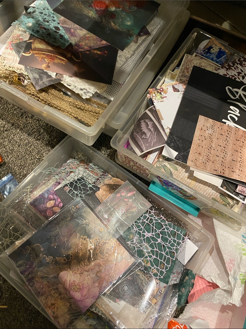 Mixed Paper Ephemera Pack — Assorted Decorative Papers